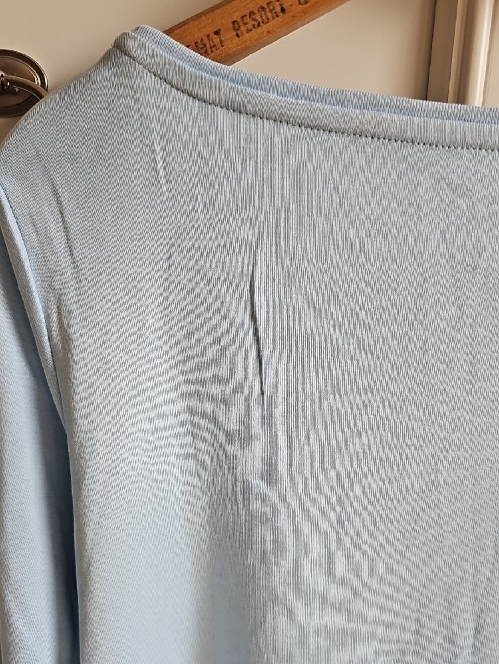 Talbots Sea Salt Boatneck Long Sleeve Tee - Picture 6 of 10